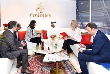 طيران الإمارات تستقبل وفدين من أستراليا واليونان خلال معرض سوق السفر العربي