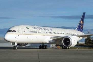 الخطوط الجوية السعودية تتسلم الطائرة السابعة من طراز بوينج 787-9