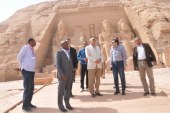 محافظ أسوان يتفقد أثار النوبة القديمة