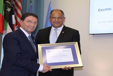 UNWTO names President of Costa Rica as Special Ambassador of the International Year of Sustainable Tourism for Development