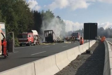 مصرع وإصابة 41 شخص بحريق حافلة سياحية في ألمانيا