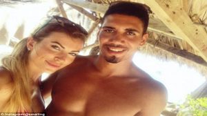Manchester United centre-back Chris Smalling enjoys summer break in Seychelles with new wife