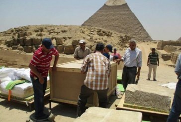 بالصور.. المتحف المصري الكبير يستقبل 33 قطعة أثرية