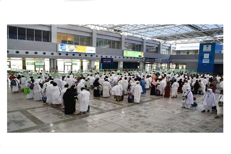 مطار الملك عبدالعزيز بجدة يستقبل 95 ألف حاج