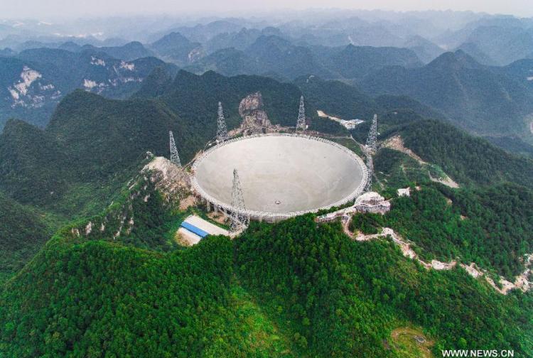 الصين تعدل سير الخطوط الجوية حول أكبر تيليسكوب لاسلكي في العالم