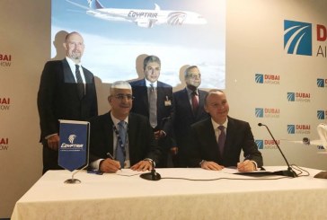 بالصور مصرللطيران وإيركاب يوقعا اتفاقية تعاون للحصول على 21 طائرة جديدة من 