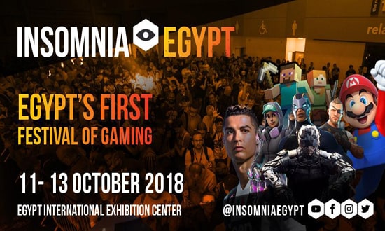  مصر تستضيف لأول مرة مهرجان انسومنيا للالعاب الإلكترونية فى اكتوبر القادم