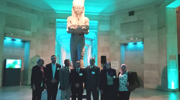 بالصور.. افتتاح معرض الآثار المصرية الغارقة بمدينة منيابولس بالولايات المتحدة الأمريكية