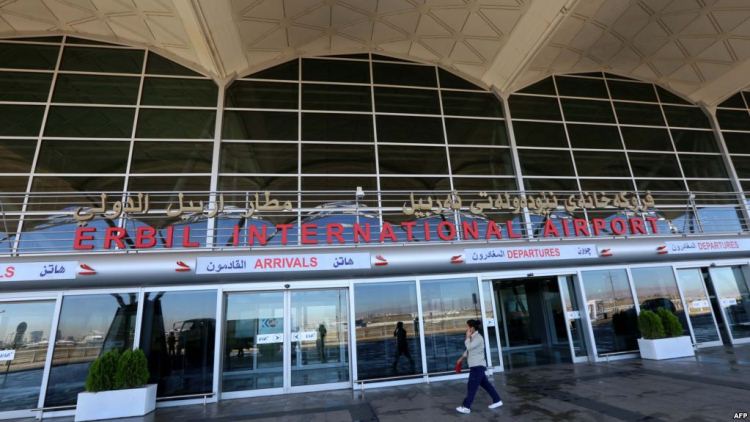 مطار اربيل الدولي يوقف الرحلات الجوية مؤقتا بسبب سوء الاحوال الجوية