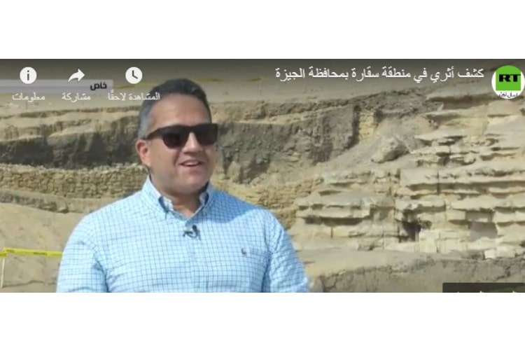 بالفيديو .. وزير الآثار المصرى يعلن عن كشف جديد في منطقة سقارة