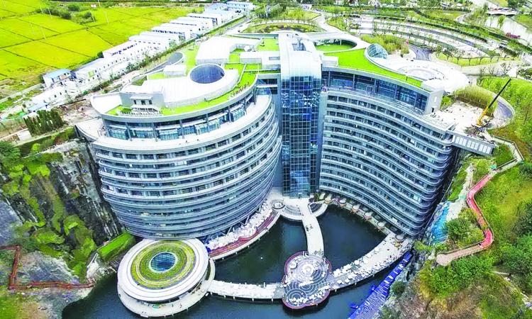 الصين تفتتح أول فندق فى العالم «5 نجوم» تحت الأرض