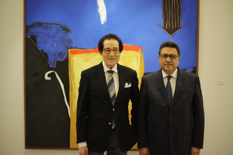 افتتاح معرض الفنان فاروق حسني في منصة الفن المعاصر (كاب) بالكويت