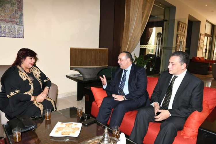 وزيرة الثقافة المصرية تبحث مع نظيرها المغربى تعزيز التعاون بين البلدين