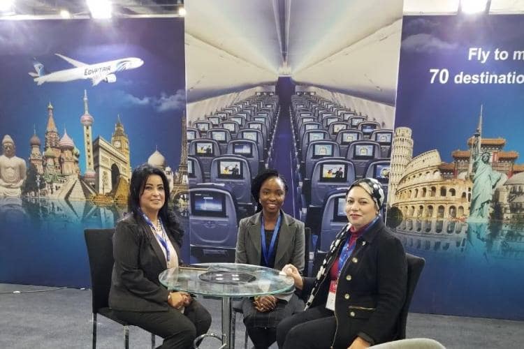 مصرللطيران الناقل الرسمي للمعرض التجاري الأفريقي 2018