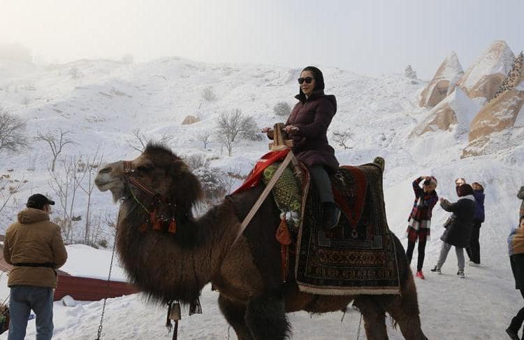 نوشهير التركية تشهد اقبالاً كبيرا من السياح الاجانب في عطلة رأس السنة