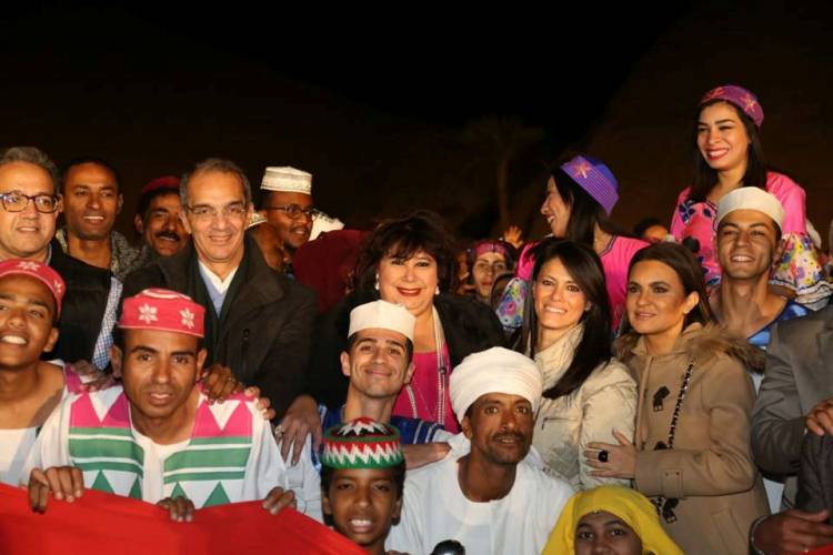 عبدالدايم تشهد ختام فعاليات مهرجان اسوان الدولي مع وزراء الاثار والسياحة والاتصالات والتعاون الدولي ومحافظ اسوان