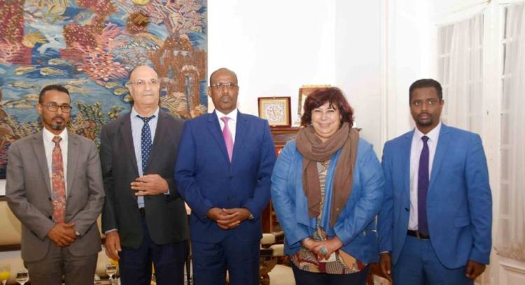 وزيرا ثقافة مصر وجيبوتي يبحثان التعاون المشترك بين البلدين