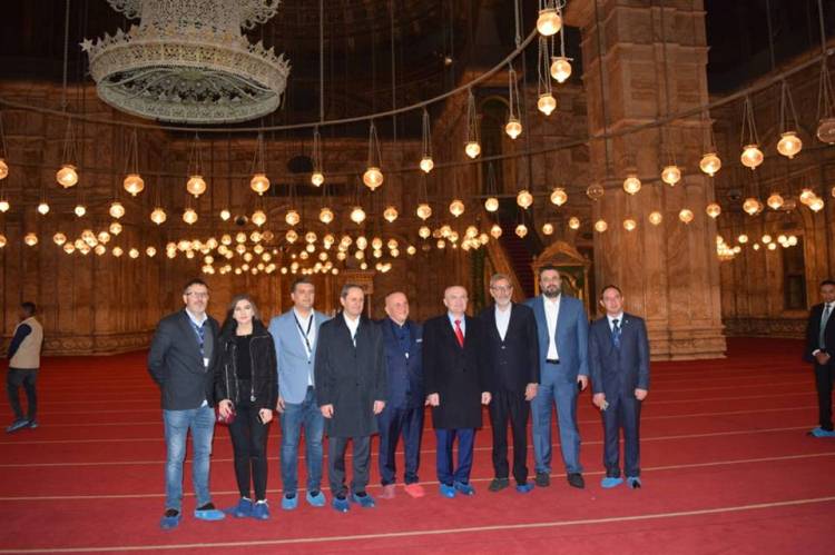 رئيس دولة ألبانيا يزور قلعة صلاح الدين الأيوبي