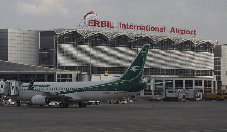 مطار اربيل يستقبل اولى الرحلات الجوية من ديار بكر بتركيا