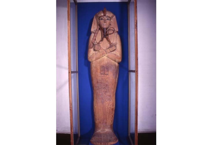تابوت للملك رمسيس الثاني ضيف المتحف المصرى هذا الاسبوع