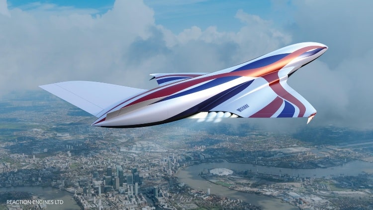 طائرة فضائية قادرة على نقل المسافرين من لندن إلى نيويورك في ساعة