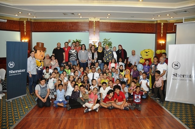 Joy and fun with the orphans at Sheraton Montazah