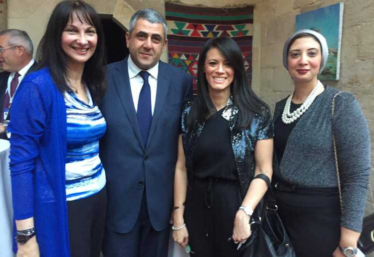 وزيرة سياحة مصر تشارك في حفل افتتاح الجلسة ١١٠ للمجلس التنفيذي لمنظمة السياحة العالمية r باكو