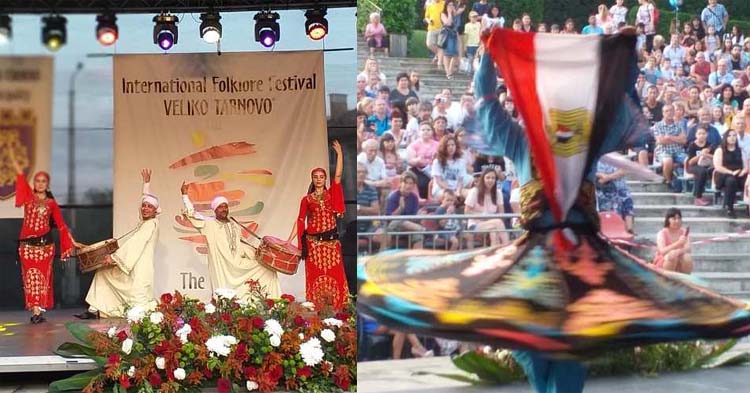 بالصور .. فرقة سوهاج للفنون الشعبية تبهر الجمهور فى بلغاريا