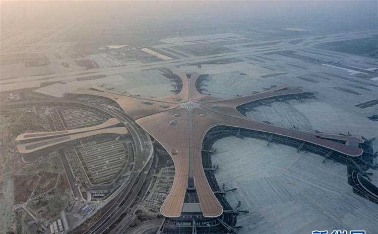 بكين تشهد الانتهاء من بناء مطار دولي جديد