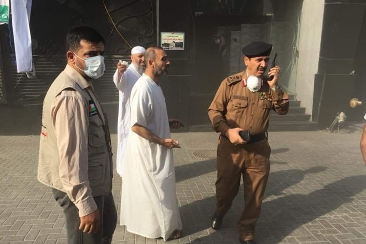 حريق بفندق لحجاج فلسطينيين في مكة المكرمة