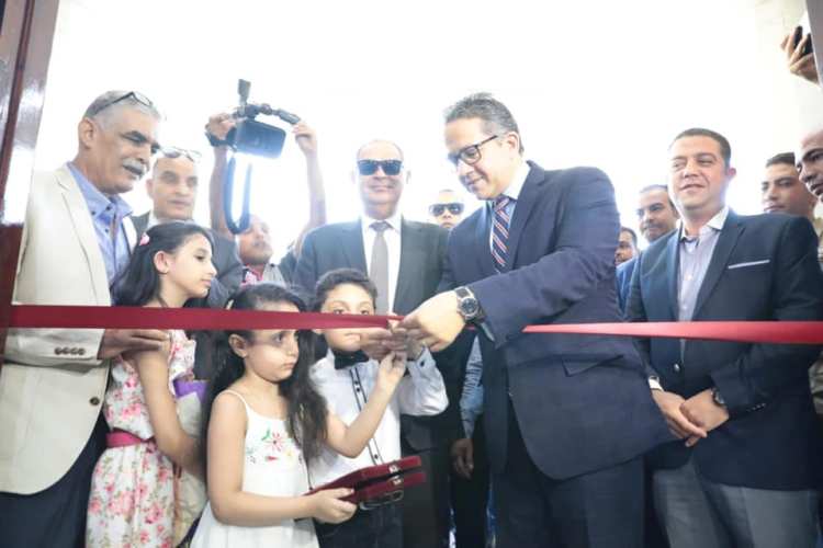 وزير الاثار ومحافظ الغربية يفتتحان متحف آثار طنطا بعد 19عام من إغلاقه