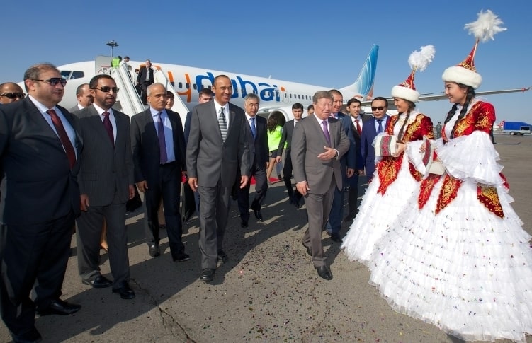 فلاي دبي تنقل 560 ألف مسافر من وإلى كازاخستان منذ 2014