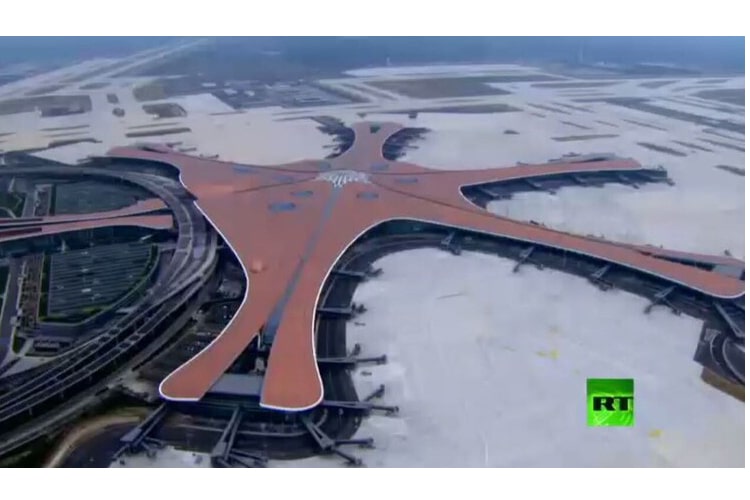 الرئيس الصينى يفتتح أحد أكبر المطارات في العالم