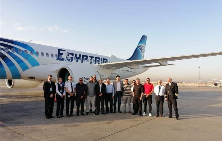 مصرللطيران تتسلم الطائرة الثالثة من طراز 300-A220
