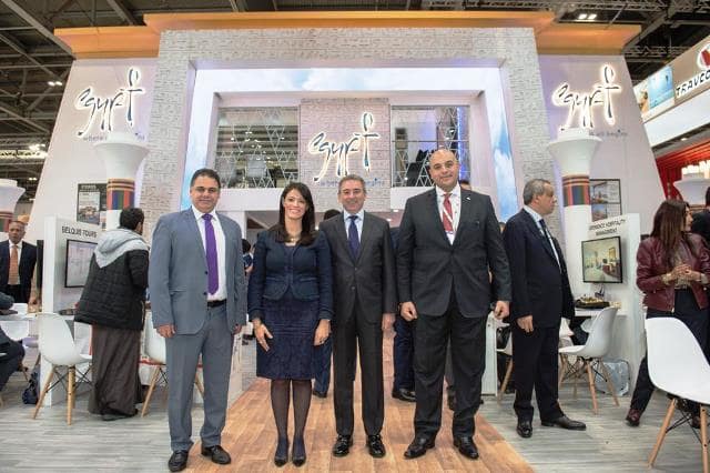 وزيرة السياحة تفتتح الجناح المصري فى سوق السياحة العالمي بلندن WTM2019