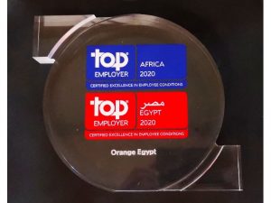 للعام السادس على التوالي اورنچ مصر تحصل علي شهادة أفضل جهة عمل في مصر وإفريقيا من مؤسسة Top Employer العالمية
