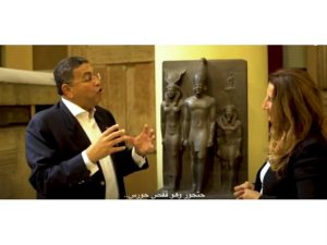 The Egyptian Ministry of Tourism and Antiquities advises stay home and Enjoy guided video tours for the Triad of Menkaure