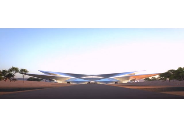 الوجهة السياحية أمالا السعودية تكشف عن تصميم مطارها الدولي الجديد المستوحى من السراب الصحراوي