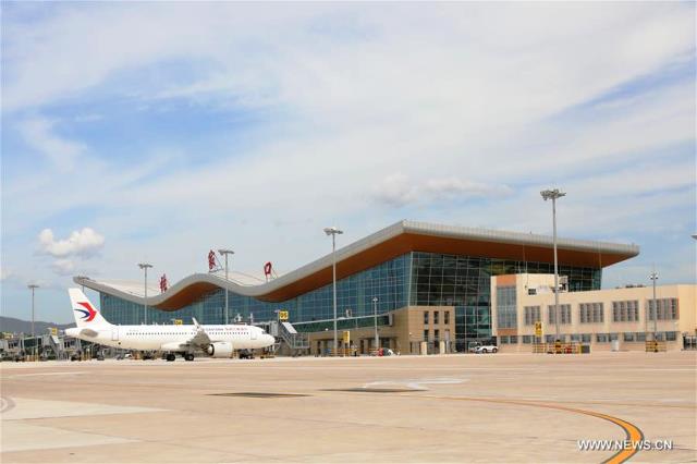 بالصور : اكتمال توسعة مطار تشانغجياكو نينغيوان الصيني استعدادا لأولمبياد بكين الشتوية 2022