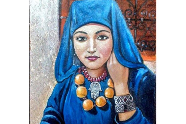 المرأة منبع الحب والعطاء في لوحات الفنانة التشكيلية نعيمة السبتي المغربية 1