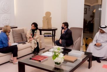 مرشحة البحرين الشيخة مي آل خليفة لمنصب أمين منظمة السياحة العالمية تلتقي وفداً من الصحافة العالمية
