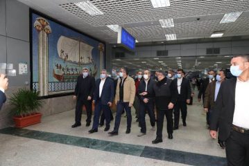 منار والعناني و حنفي يطمئنون على تطبيق الإجراءات الاحترازية بمطار الغردقة