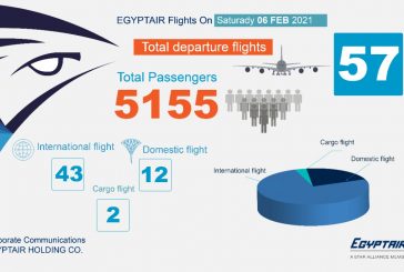 مصر للطيران تسير 57 رحلة دولية وداخلية غداً السبت