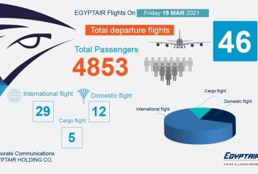 مصر للطيران تسير 46 رحلة دولية وداخلية غدا الجمعة