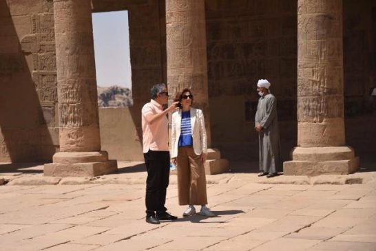 بالصور : مدير منظمة اليونسكو  وجولات سياحية بالقاهرة و الإسكندرية و أسوان