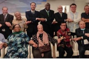 Alain St.Ange, the President of the African Tourism Board  and former Seychelles Minister of Tourism at Eid Mubarak Friendship Dinner in Jakarta