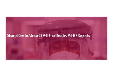 Sharp rise in Africa COVID-19 deaths, WHO reports