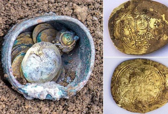 اكتشاف مسكوكات نقدية من العهد الساساني في غرب ايران