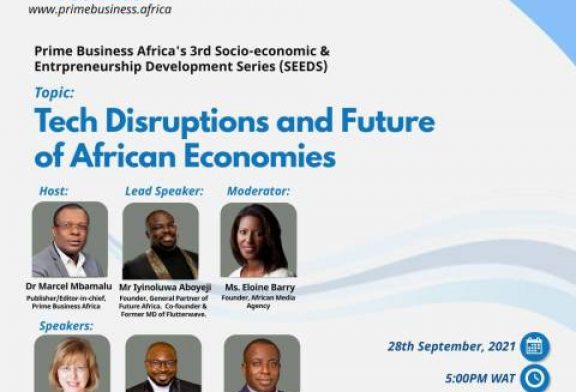 Prime Business Africa Picks Futterwave Co-founder, Aboyeji, Global Experts For Talk On Tech Disruptions