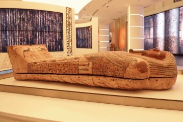 Ancient Pharaonic coffin arrives for display in Egypt Pavilion at Dubai Expo 2020